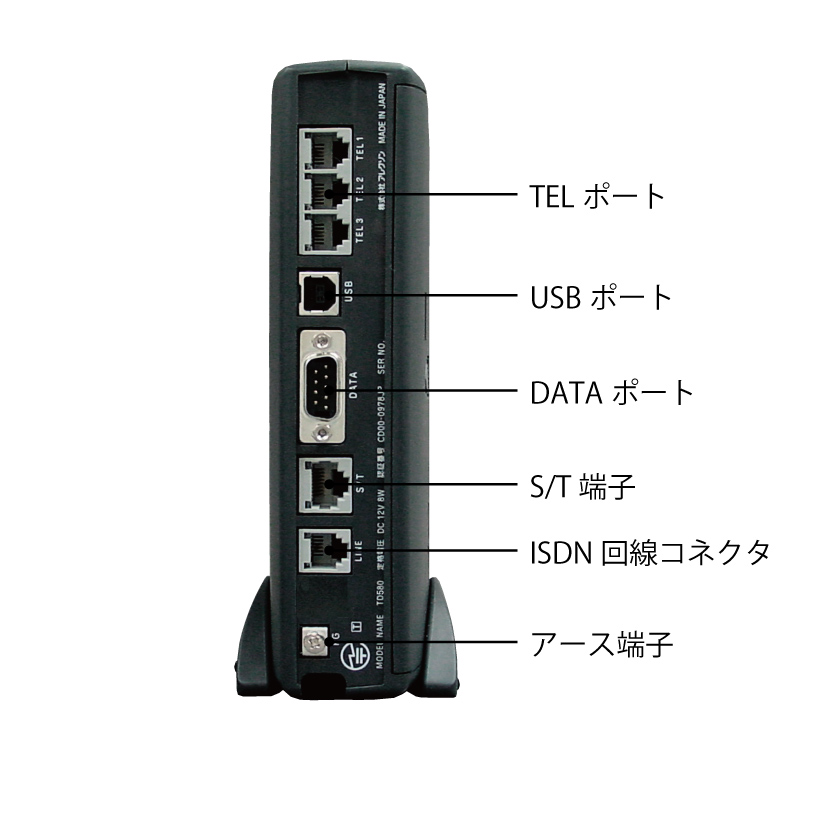 TD451B  アレクソン ISDN JCA モデム